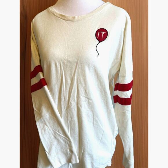 IT Losers Club Shirt Long Sleeve Halloween Pennywise Horror Movie Book Clown M - Picture 1 of 12
